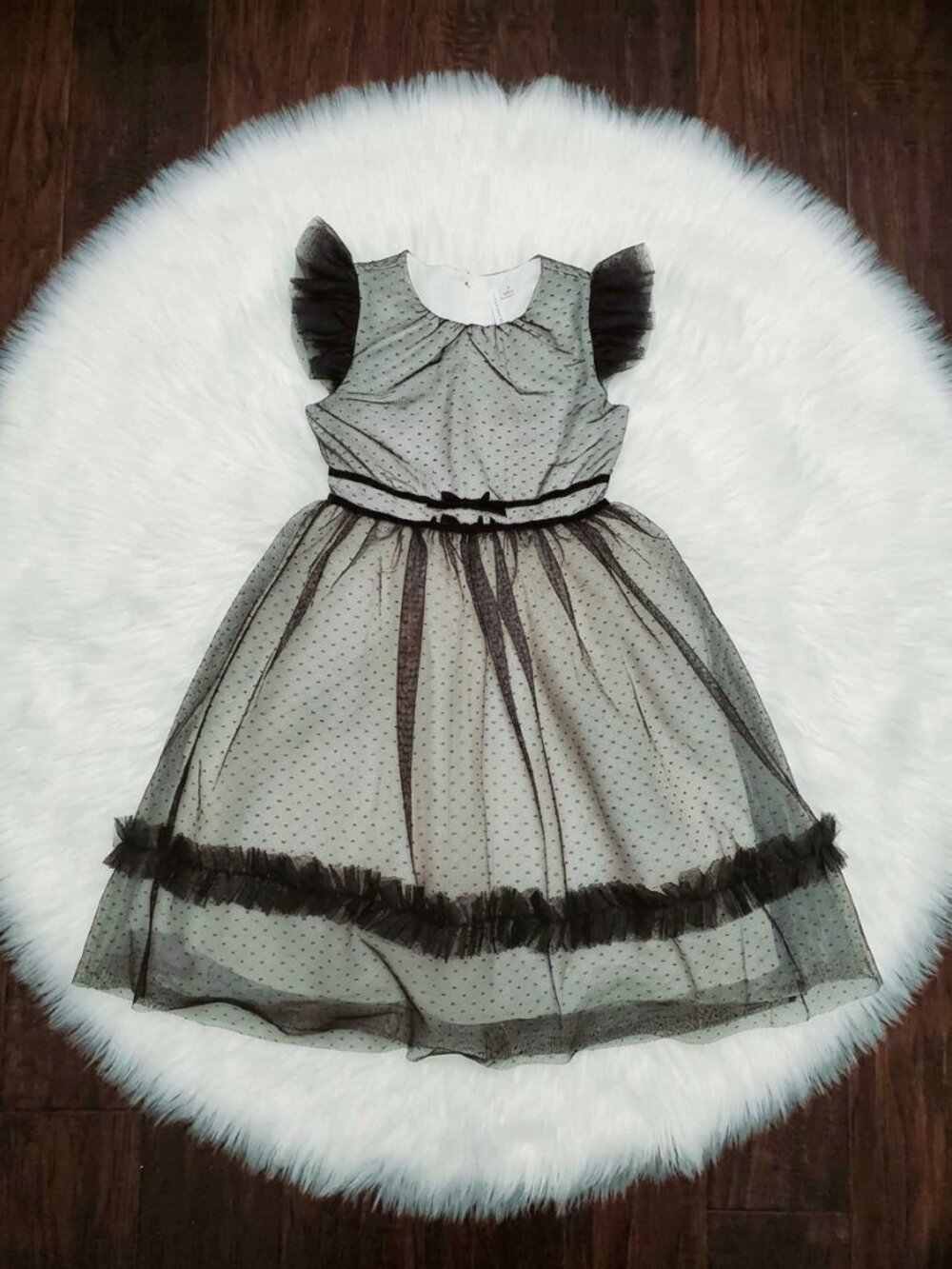 Janie and Jack Dot Tulle Dress Size 10